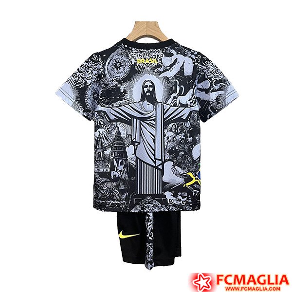 T-shirt Personalizzata Brasile Bambini Coppa Del Mondo Di Calcio - Foto 9