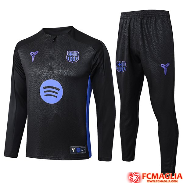Insieme Tuta Calcio FC Barcellona Nero/viola 2025/2026 -03
