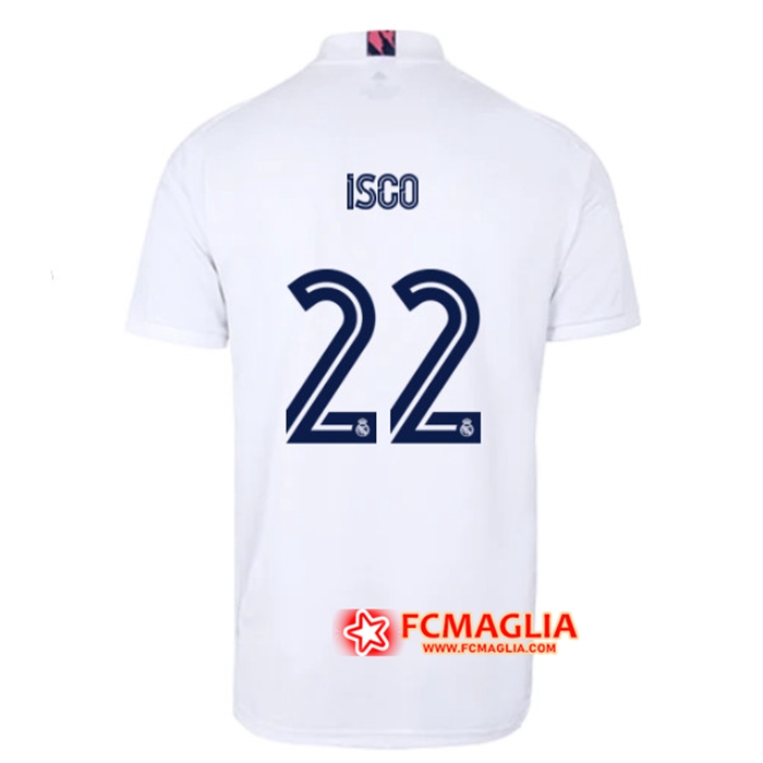 Nuove Maglia Calcio Real Madrid (ISCO 22) Prima 2020/2021