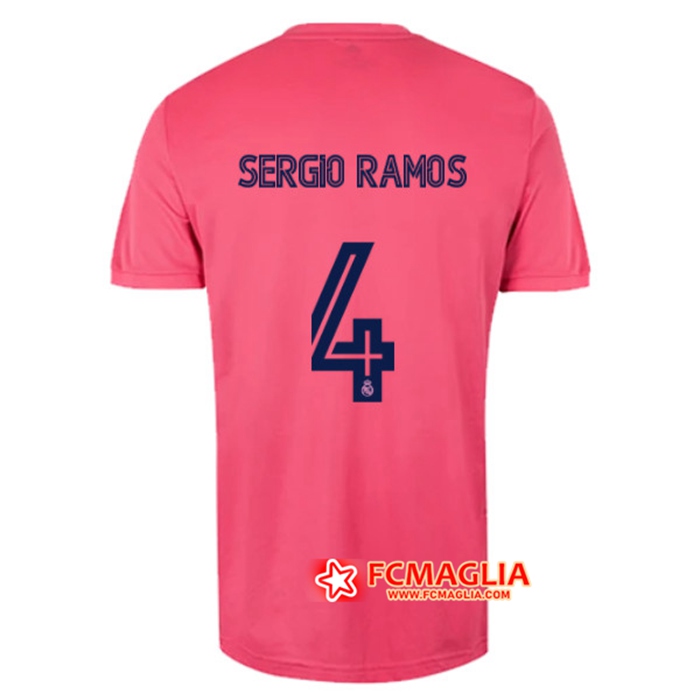 Nuove Maglia Calcio Real Madrid (SERGIO RAMOS 4) Seconda 2020/2021