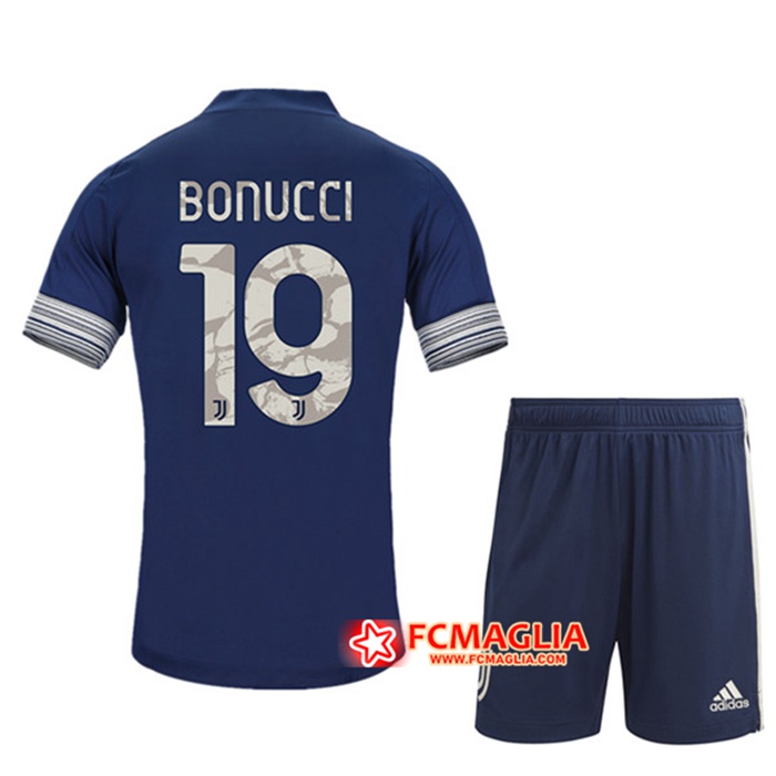 Maglia Calcio Juventus (BONUCCI 19) Bambinos Seconda 2020/2021