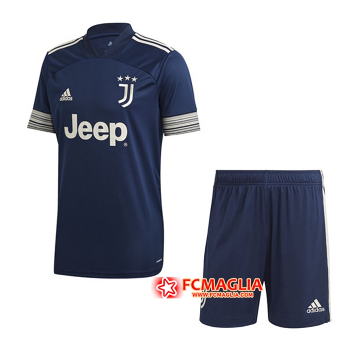 Kit Maglia Calcio Juventus Seconda + Pantaloncini 2020/2021