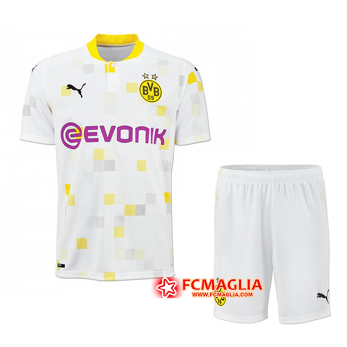 Kit Maglia Calcio Dortmund BVB Terza + Pantaloncini 2020/2021