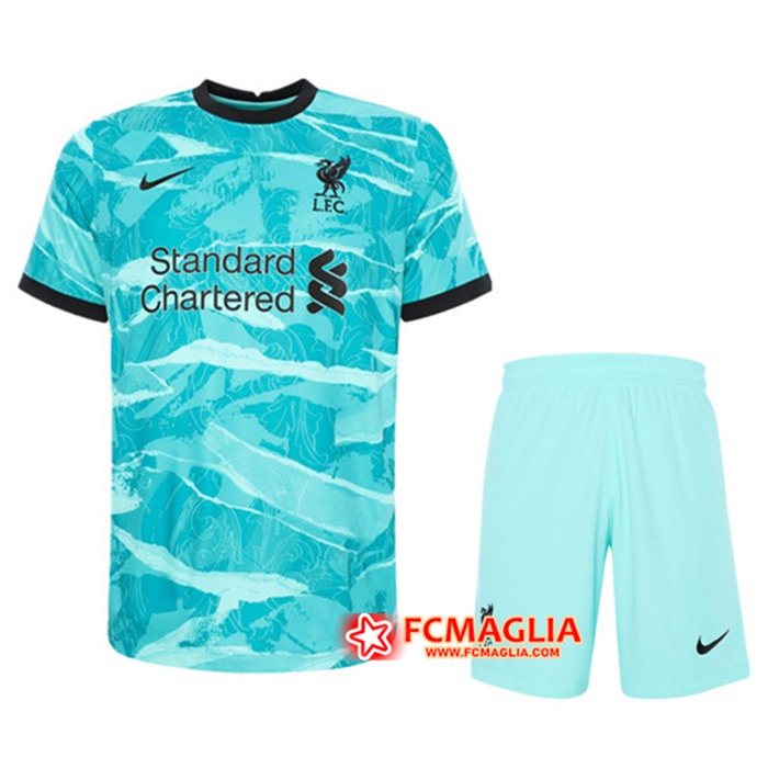 Kit Maglia Calcio FC Liverpool Seconda + Pantaloncini 2020/2021